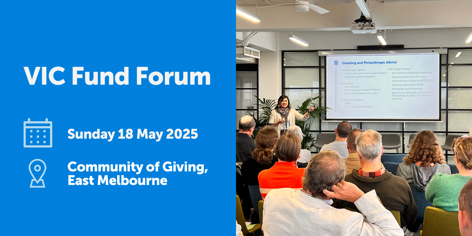 VIC Fund Forum: Launching our Good Giving Toolkit