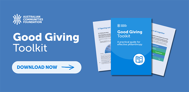 Launching our Good Giving Toolkit: A practical guide for effective philanthropy