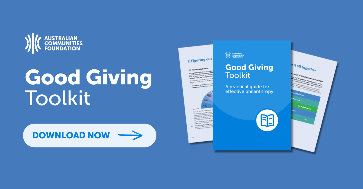 Launching our Good Giving Toolkit: A practical guide for effective philanthropy