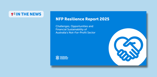 NFP Resilience Report: Media coverage highlights why sustainability matters for the sector