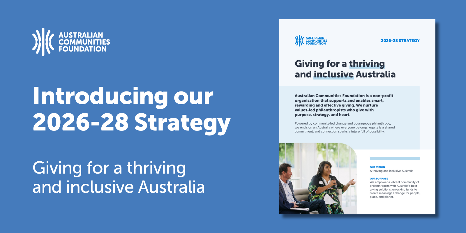 Introducing our 2026-28 Strategy: Building on nearly 30 years of effective giving