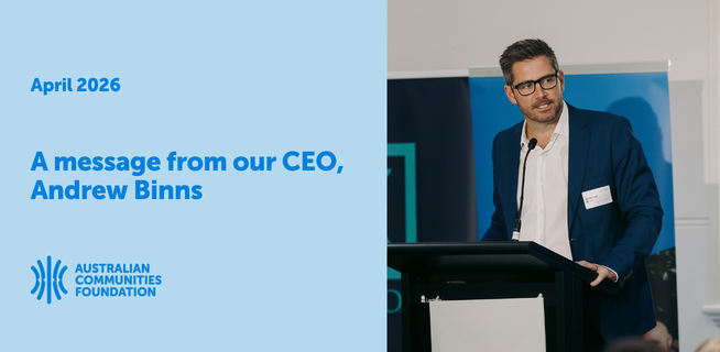 CEO Update: Working together for long-term impact