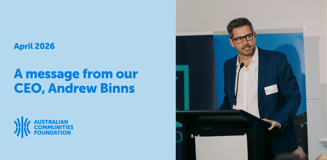 CEO Update: Working together for long-term impact