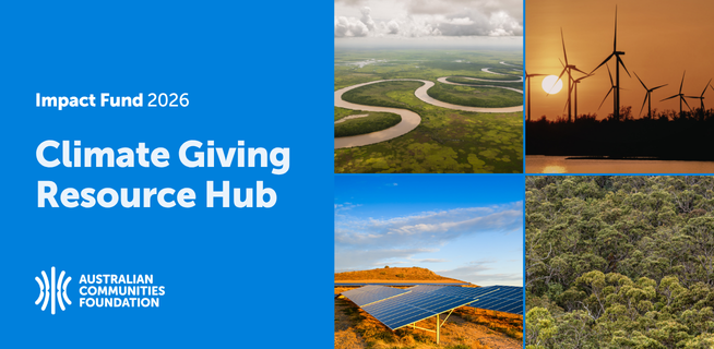Introducing the Climate Giving Resource Hub