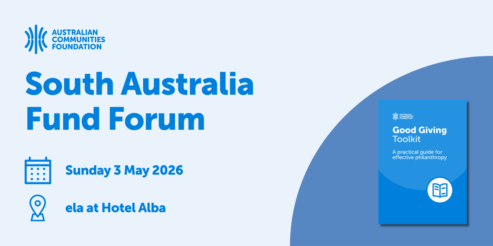 South Australia Fund Forum: Exploring our Good Giving Toolkit