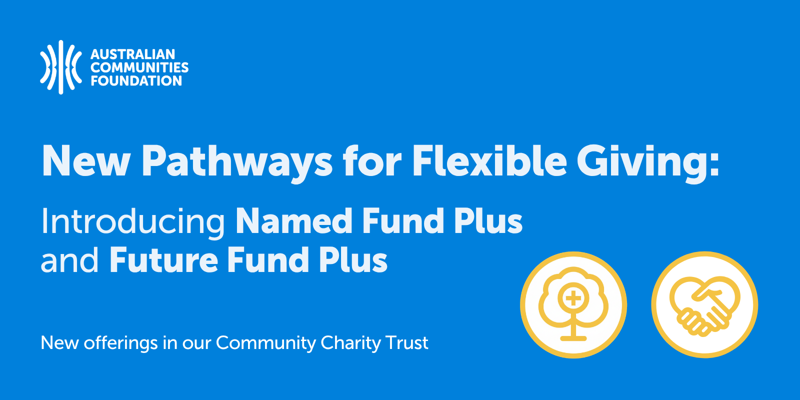 New Pathways for Flexible Giving: Introducing Named Fund Plus and Future Fund Plus 