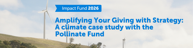 Amplifying Your Giving with Strategy: A climate case study with the Pollinate Fund