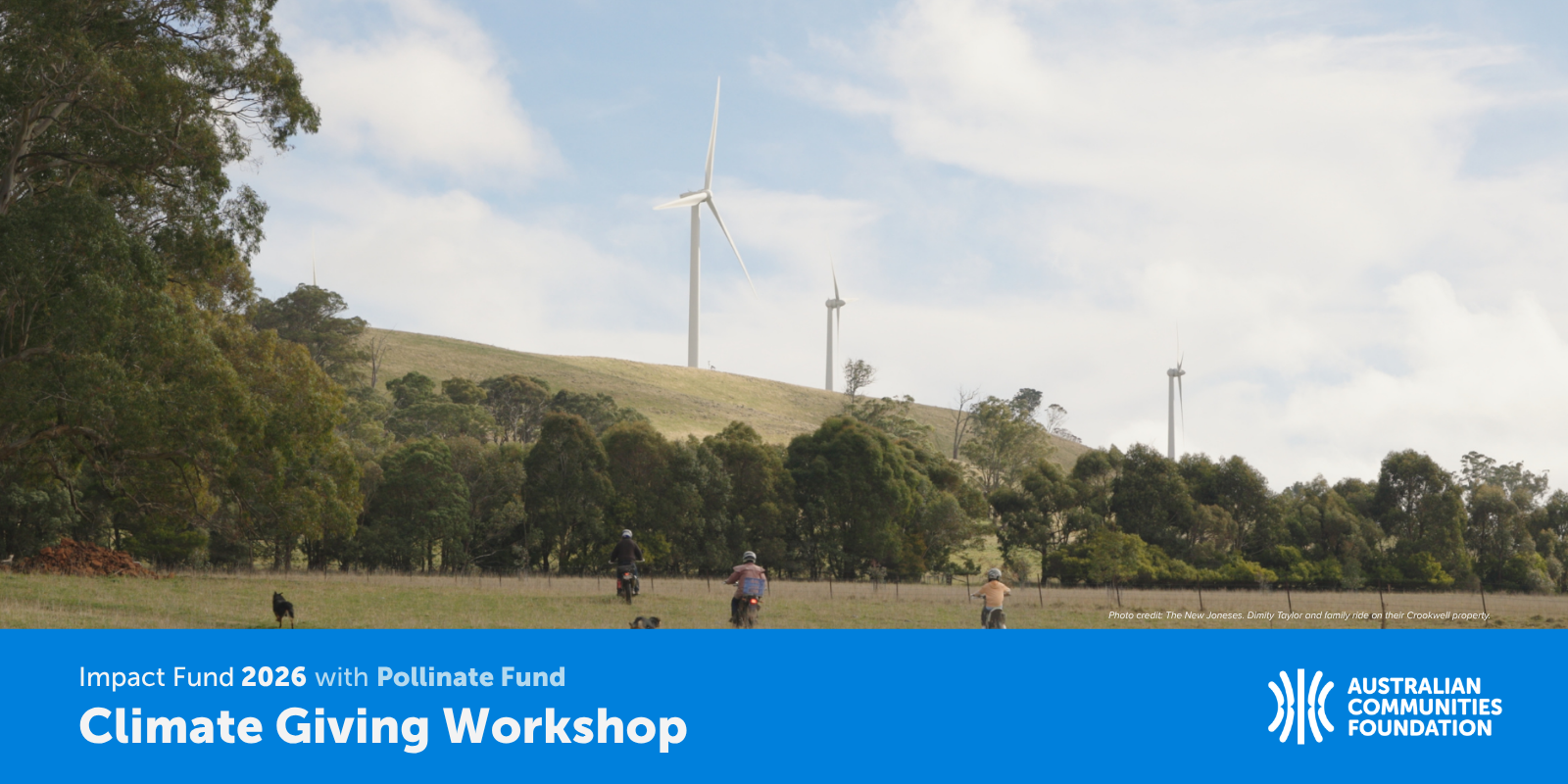 Climate Giving Workshop with Pollinate Fund – Impact Fund 2026