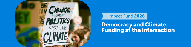 Democracy and Climate: Funding at the intersection