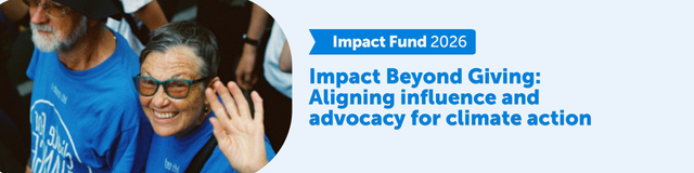 Impact Beyond Giving: Aligning influence and advocacy for climate action