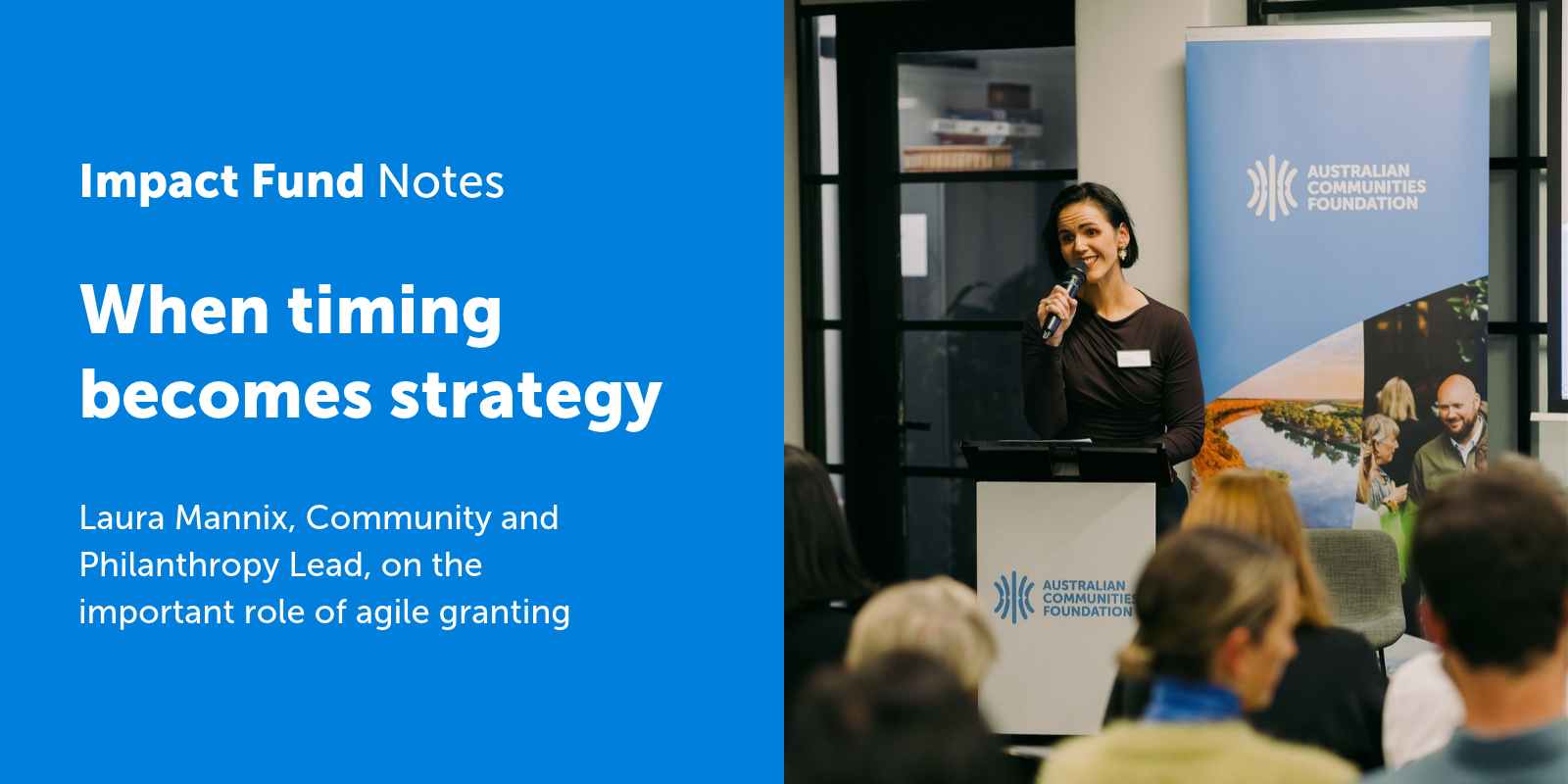 Impact Fund Notes: When timing becomes strategy